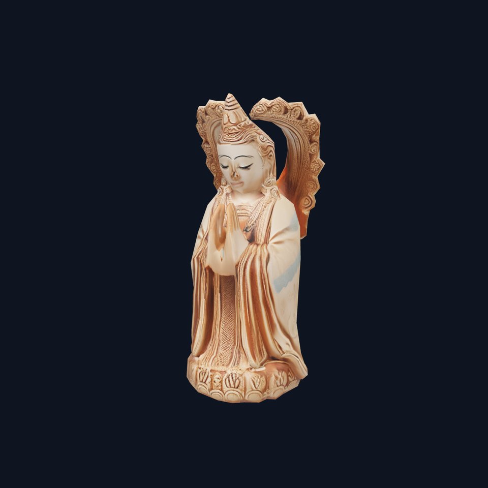Elegant Serenity Statue model pack